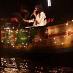 Priyanka N. K. Instagram - Priyanka NK's soulful performance at the Pink Moon Boat Concert. 💓 The soft sparkle of lights floated gracefully on the water with her soulful voice, making a beautiful atmosphere. 🌙🎶 Association : @ttdcofficial Keys : @bhuvanesh_keys Drone : @franklinjoshua6051 VC & Edit : @bsolo_photography #FloatingMelodies #PinkMoonBoatConcert #PriyankaNK #TheMadrasCommune #Boatconcert #PriyankaNKConcert