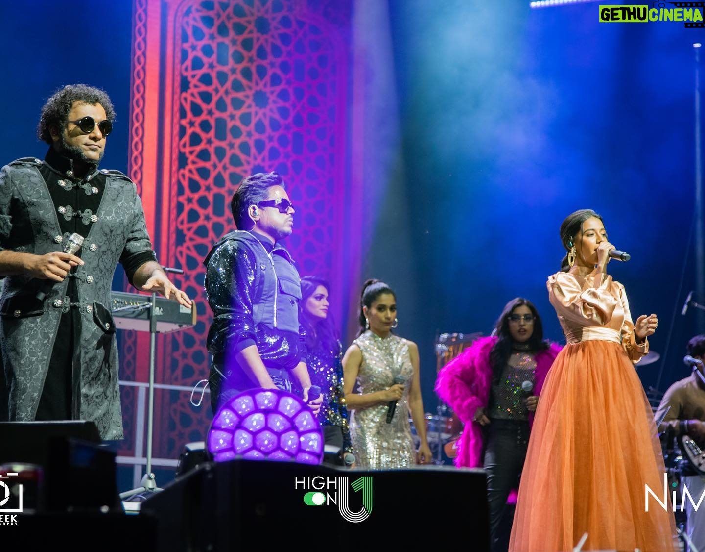Priyanka N. K. Instagram - What a great musical night it was🫶🏼 Thank you @itsyuvan sir for the music you’ve given us❤️ Thank you @nima.prod @kausi.official @zafroonnizar This beautiful Costume by @styl_chennai Styled by @harshaahashtag 📸- @desteek.photography