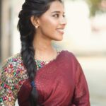 Priyanka N. K. Instagram – ♥️♥️

Blouse from @styl_chennai 
Hairstyle and styling- @homestylebotique 
 📸 @arvinthiyer 

#priyankank #2024
