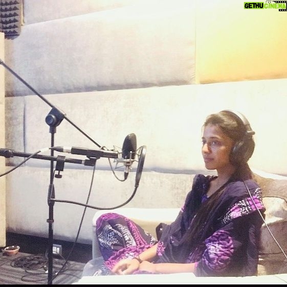 Priyanka N. K. Instagram - Same day last year! Here is to one of the things I enjoy to do.. ‘voice over’ Never thought that I would enjoy dubbing as much as I enjoy singing. This made me understand the beauty of acting even better. Growing up as a timid and an introverted child, being in front of camera was a huge challenge to me ever since I started appearing on television/videos but Voicing over really lured out my acting skills and made me understand emotions and expressions to a level where I can consider doing this more seriously 🤔
