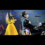 Priyanka N. K. Instagram – It absolutely feels like yesterday where I return from school everyday, listen and groove to his music.
Having a transcend mp3 player which has a folder of his songs and now how surreal it feels to perform in his concert with the legend himself @itsyuvan sir.
Thank you for the opportunity and for being an inspiration since forever sir!
Can’t thank the universe enough for this😇
Grateful to all of you for the ❤️ 
And ya, Dreams do come true!

.
.
Special Thanks to @zafroonnizar ma’am @arise.entertainment @u1liveconcert 

Would love to thank my dear @harshaahashtag for designing me this beautiful gown so effortlessly!❤️
