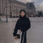 Puff Kuo Instagram - 🤍🩶🩵 Beautiful night in Paris. . . . #LVFW24 #louisvuitton @louisvuitton @nicolasghesquiere #nicolasghesquiere