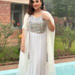 Purnima Instagram - #swipeleft⬅️ #whiteattire Attire > @nazaara.official 🤍🤍🤍