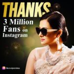 Purnima Instagram - #thankstoeveryone🙏🏼😇 #3million #blessed🙏 ❤️❤️❤️