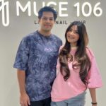 Puteri Aishah Instagram - mommy daddy Faliq pergi saloon @muse106_my buat rambut jap 😛 both of us wearing @asly.official ✨