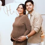 Puteri Aishah Instagram - gender reveal #babyPF 🩵