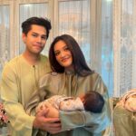 Puteri Aishah Instagram - Cannot go out so ambik gambar dlm rumah je lah. Selamat Hari Raya Aidilfitri guys 🌙✨