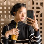 Putri Marino Instagram - Per kaca selfian di Busan.