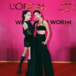 Putri Marino Instagram - @lorealparis #Lorealpariscannesid #walkyourworth 💜💜💜 Photo @yestianovira