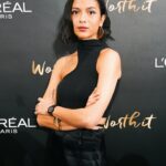 Putri Marino Instagram - Sore tadi… 💜 @lorealindonesia @lorealparis 💜 Didandani @hagaipakan Make up @editwithmakeup Hair @krisna_endi Photo @yestianovira