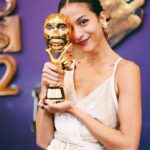 Putri Marino Instagram - Terima kasih @imaawards untuk apresiasinya🧡🍂