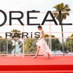 Putri Marino Instagram - Terima kasih @soe_jakarta @monique_soe untuk look ini🧡 Make up & hair @lorealparis global team. Fashion stylist @yoland_handoko Photo @yestianovira #Lorealpariscannesid
