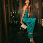 Putri Marino Instagram - Biru Turquoise. Styled/ Designed by @hagaipakan Photo by @yestianovira