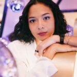 Putri Marino Instagram - Thank you for today @lorealparis @lorealindonesia 💜 Make up @editwithmakeup Hair @krisna_endi Photo @yestianovira