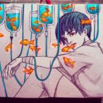 Qing Han Instagram - "Drip me some inspiration and let it heal me..." • Throwback, with small fixes. So tired~ 😪. Where's the time going? These days I come back from work and there's hardly any time for me to do anything...I've no idea why D;~