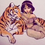 Qing Han Instagram - Jasmine & Rajah • • • Ahhhh Inktober tomorrow and I'm not ready! 😲 #fbf to last year when I did this for #inktober. I'll try my best to do Inktober again this year but I'll probably be using watercolor and other coloured medium, not only ink 😝. Anyone else planning on joining? (Basically Inktober is just drawing something in ink every day and posting it, though, uh....I totally use other stuff too...lol. I got a bottle of coloured ink this year though and I'll see how much I like that)