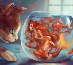 Qing Han Instagram - I heard its #mermay ! But I don't have any time to draw anything decent for it right now, I'm still working on a thing that'll hopefully be done soon. When it's out officially I'll post it 😆
Btw, I'm more active on Twitter these days cause I'm not too fond of the FB algorithms haha;;;
•
I'm actually super stressed today lol. I gotta go see my cardiologist for the first time post discharge, and my body has recently started showing signs that my heart's still not too good right now...I need to talk to the doctor and I'm so stressed cause in my head I keep thinking I'll need surgery again....most of the time I just try not to think about it haha...
So anyways, here's a #throwback 😆
•
•
#mermaid #cat #illustration