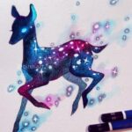 Qing Han Instagram – Space Bambi 🌌✨
•
•
•
An oldie I’m trying some colours on. I still need to do this in watercolour 😂~
I’m so tired. I just don’t seem to want to go to bed these days. Kinda stressed out….
#throwback