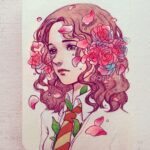 Qing Han Instagram – 🙉🙊🙈
•
•
•
Fixed up and coloured an oldie. Based on the old Japanese “see no evil, hear no evil, speak no evil” (though the concept originated in China by Confucius, where it was shortened and brought over to Japan)
•
Ps. I chose Draco because he was so blind to all the faults and problems of his world until the last two books. I just like him better as a character; there’s just more development and depth to me. Apologies for breaking up the golden trio 😆~ I debated with myself for a while today whether I should change it to Ron but I decided to stick with Draco and his narcissus flowers.
You can think of this as the people who were trapped in Malfoy Manner~
–
Pps. Hermione’s got peonies, representing the riches and wealth of her mind which is coming out of her ears. Her theme doesn’t have as much to do with deafness as much as the other two’s speechless or blindness…except perhaps if her parents knew she was going to obliviate them, their protests would’ve probably fallen upon deaf ears….
–
Ppps. Harry has lilies, and it’s over his mouth representing the way he had no say over his life and by the end everyone was trying to silence him (“I shall not tell lies”).
•
•
•
I wish I had more time to do my own stuff this week but I got a deadline for the book cover coming up~~ and it’s penguin publishing so i didn’t wanna say no xD~