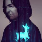 Qing Han Instagram - "Always..." • • • Can't believe it's already been a year since Alan Rickman passed. Still pretty sad about it 😣~ hope you guys don't mind a throwback of this painting in remembrance.