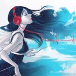 Qing Han Instagram - "Music is my life...it's the thump thump of my heart..." 🎼🎶 Throwing back to a 6 year old piece. Why did I spend an hour fixing this instead of working on my sketch...I don't know 😂😭 #tbt #EasilyDistracted