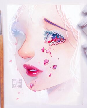 Qing Han Instagram - Flower drops💧🌸
•
•
•
This was an gouache watercolour experiment on hot-press watercolour paper, since I've never used hot-press before, and it really kinda morphed from just an eye into a full face sorta lmao
~
I filmed the process for this painting, though editing takes such a long time I'm not sure if I'm up to it, since my back pain is pretty bad.
Also, I found out the reason for my back pain is cause of my heart surgeries hahaha. Apparently during open heart surgery, they kinda bend the ribs open and since the rib goes around to the back and the spine, it can fuck up the back. Sometimes ribs can even be broken so the surgeon can get to the heart better...so yeah, massages doesn't really help me anymore either so that's fun lol.
I kinda want to try topical cannabis oil haha. I'll ask the next time I see my cardiologist. I already got the ok from the pre-transplant clinic cardiologist, but it's always good to make sure :p
Thanks for sticking around guys :3
•
•
•
#painting #illustration #flowers #tears #watercolor