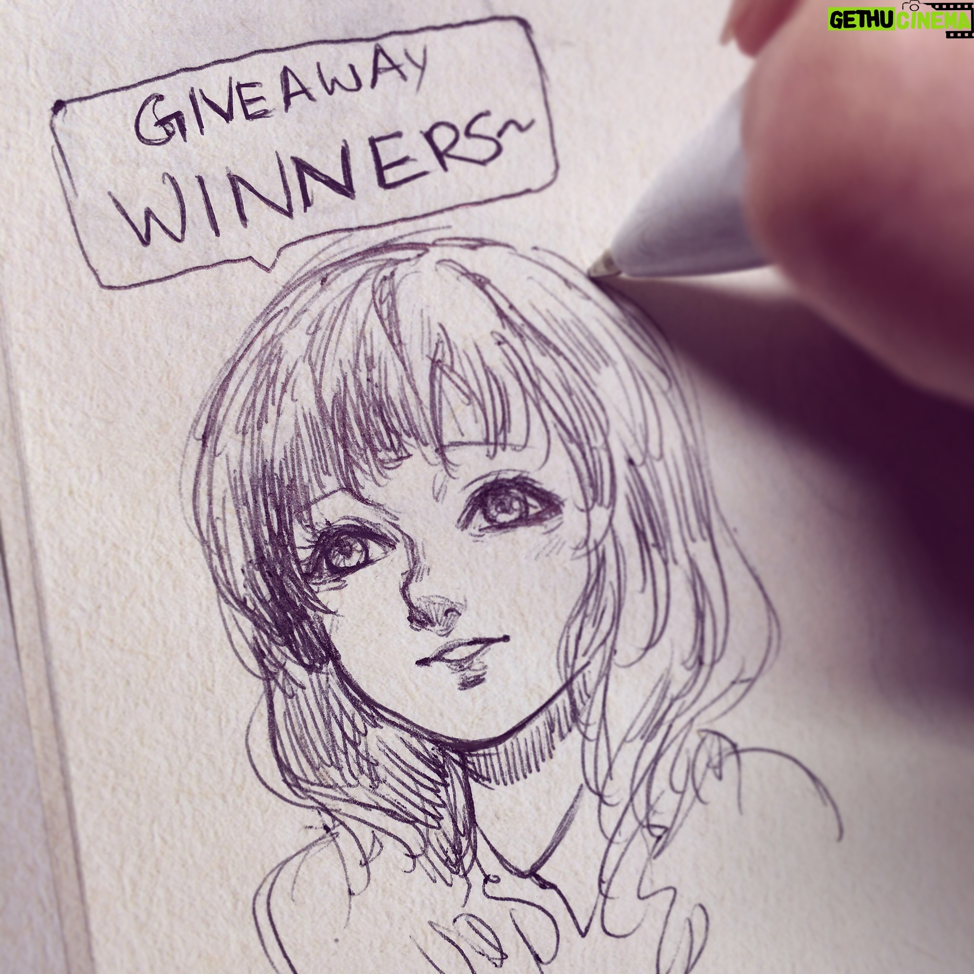 Qing Han Instagram - Please take my video of a ball-pen sketch as consolation for peeps who didn't win (つД`)ノ~ I always feel bad for people who don't win (cause I also never win anything lol) but I can't give to everyone ;-;~ thank you guys all for participating! • • • So the winners are: @onlyou718 who wanted #2 @thyalemuriphi who actually wanted #1 so it works out! Yay!💕🎉 I'll be DMing you guys. I'm gonna give you guys a week to respond, and then I might choose someone else...😅~ • Again, thank you guys so much for following me. I'll try to have more giveaways in the future, though I might choose another method so I wouldn't have to go through 13,908 unique users 😆💦💦 • I also tagged on a random video of me just because. Look how cool the filter is~ 🌙✨✨ sorry my face takes away from the magic but still 😂~ (App for the filter: B612) Ps. Please ignore how bad my handwriting is 😀😂~ • Music - Sunday by Yozoh