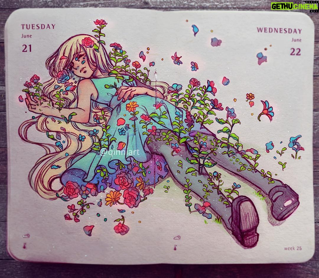 Qing Han Instagram - γWhere the Wildflowers Grow πΌγ β’ β’ β’ β’ β’ β’ Started the sketch so long ago hahaha...so tired. Subtle perspective is so hard; it's so easy to accidentally go too far either way. so much harder than hyper-perspective for me xD~ I got switched to a really busy show again so now I'm sobbing a little. no time to draw anymore...also, super tired and I have allergy hives all over still haha π΅π·. I had to start wearing makeup cause it would be all over my face sometimes and make me look like a diseased person π. Anyways, haha, sorry, gonna go to bed~ gnight guys π