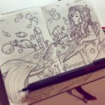Qing Han Instagram - A shot before I colour it. #mightdeletelater