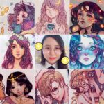 Qing Han Instagram - #artvsartist hehe~ with actual closeups to the faces 😆 Sry, bandwagoning~ • Week 3 post surgery and I'm feeling better but not good enough to produce anything decent lol. Always so tired haha @-@ Just wanna say I love you guys thoughhhh all your support has been so crazy awesome it's like my own internet fam _ 💕💕