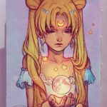 Qing Han Instagram - Happy Moon festival~! 🌕~ with a throwback to my fav moon haha 😚~ • • Anyone here like eating moon cakes? I used to love it but it's gotten a little too sweet for me nowadays xD💦💦 • I wanted to join Inktober but I'm still working on the first one rn 😂. I don't really wanna break my body for Inktober hahaha;;; At this point I'm gonna end up calling it just an ink drawing and not.....inktober 😂 "orz...