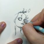 Qing Han Instagram – #mood
•
wanted to do something creepy and inhuman, cause everything kinda feels surreal atm. 7 minute doodle. The doodling itself was kind of a catharsis so I wasn’t aiming for any specific look or end to it.
Just…stay safe guys.
Music is again Kamiyama junichi’s but I can’t remember what it’s called…sorry, I just nabbed one from my playlist
•
#deletinglater #maybe #video #pen #ink