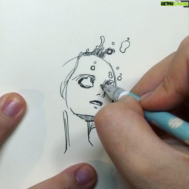 Qing Han Instagram - #mood • wanted to do something creepy and inhuman, cause everything kinda feels surreal atm. 7 minute doodle. The doodling itself was kind of a catharsis so I wasn't aiming for any specific look or end to it. Just...stay safe guys. Music is again Kamiyama junichi's but I can't remember what it's called...sorry, I just nabbed one from my playlist • #deletinglater #maybe #video #pen #ink