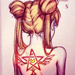Qing Han Instagram - Magical transformation tattoos 🌙 • • • #throwbackthursday~ oh man, I need to continue these hahaha.......hmmm who should I do next...I've only done Jupiter, Saturn, Mars and Mercury....