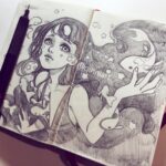 Qing Han Instagram - Almost there 🎨 To peeps asking why I draw sad art "all the time" (I don't, btw...just a lot more than other artists...) I'd like to say that I just like melancholy art~ I like reading them and I like drawing them, that's all there is to it 😊. I really don't think I gotta justify myself though lol~ (ps. This girl is crying of joy, she's smiling and everything! It's just a little hard to tell from this angle xD) Also, I love reading mangas that can make me cry. One piece? 👌👌👌👌~ makes me cry every time I re-read it, and my absolute favourite manga of all time. Second is probably Full metal alchemist. Hana Yori Dango is also pretty great. This has now become a rec list. 😂 (while I'm on that, Hunter x Hunter is also one I frequently re-read.) Last thing: I didn't want to put watermarks on my work in progresses but some folks on Instagram has convinced me (via art theft) otherwise so...😗