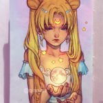 Qing Han Instagram - Happy mid-autumn festival 🌕 中秋节快乐哦🎑 • • • A little late but I was super busy and I really wanted to do this edit xD~ edited something I drew earlier this year 😁~ Using Usagi here is twofold: she's the moon, and the rabbit, and traditionally in the moon festival's fable, the moon has rabbits and a beautiful woman. So, she fits all the bills, yay! 🐇 • • • I love full moons. well, I like anything night and sky related but I do love moons cause my Chinese name character has something to do with moon 青=主 月, or translated literally: Qing=master moon💁🏻✨✨ 青 is literally translated to a sort of a blue/green/turquoise colour (my fav these few years...coincidentally I swear). It's not even that 青 could be interpreted as master/moon, but that I was named with the intention of that 😆~ (totally fancied myself sailor moon when I was a kid, cause, cmon. Master over the moon? That was sailor moon and me! 😂👌)