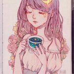 Qing Han Instagram - It's my birthday~~! ☕️🌙 if you enjoy my work, please consider buying me a coffee~! Link in my profile 😳💕 .... Although it's more like internet fund now cause the hospital internet is expensive and unstable, and my phone data is expensive af lol. I think I've spent over $200 on Internet over the 3 weeks I've been stuck in the hospital D; I feel like this is the only time I can really ask for this, hope you guys don't mind 😆~ thank you >.<~! Ahhh I'm alone in the hospital haha ;-;~ and my surgery is in 37 hours!! Ahhhhhhh • #coffee #moon #tears #illustration