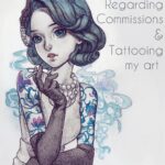Qing Han Instagram – Hi guys~! I get a lot of these questions every day so please do read 😊🔻
🏮
Commission is not open and probably won’t be any time soon, sorry~!
🏮
Tattooing my art on yourself is okay, as long as I am credited for whichever part of the design I did if it’s posted online.
🏮
Oh, I forgot to put it on the picture but oh well; I’m also not selling any sort of merchandise, prints or otherwise at the moment 😊
(Except a bodycon dress and legging design I gave @poprageous permission to sell 😁.)
•
I’ve had a LOT of questions about tattoos and permissions to tattooing my art, commissions and prints throughout the past…I’m not even sure how long actually 😆~ I’d like to make this official now so I hopefully won’t keep answering the same questions 😊.
I may consider merchandising stuff but it’ll probably in the New Years @-@;;;;…haha I just wanna draw for fun, I’m so lazy and tired these days 😭