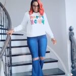 Quad Webb Instagram - My cousin traveled from TN to GA and forgot my Happy Hour sweater! @tmb_boutiquee please let me know when the sweater is back in stock! 🙄😂❤️