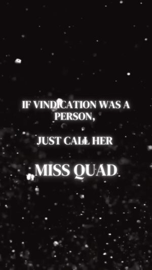 Quad Webb Instagram - What’s in the dark will come to light. I tried to tell “the people”. We often in society look at a person’s title and assume that makes them perfect and of good character. Yet, what we must realize is; people are people and titles don’t make them perfect! 

Vindication is MINE #married2med

@sassbyquad