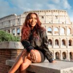 Quad Webb Instagram - Roaming in Rome just doing my thing! #Colosseum #vibes #worldwide little Miss #international #MissQuad #MissQuad she got it; she got it! 🌎