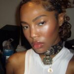 Quen Blackwell Instagram - just a lil serve last night