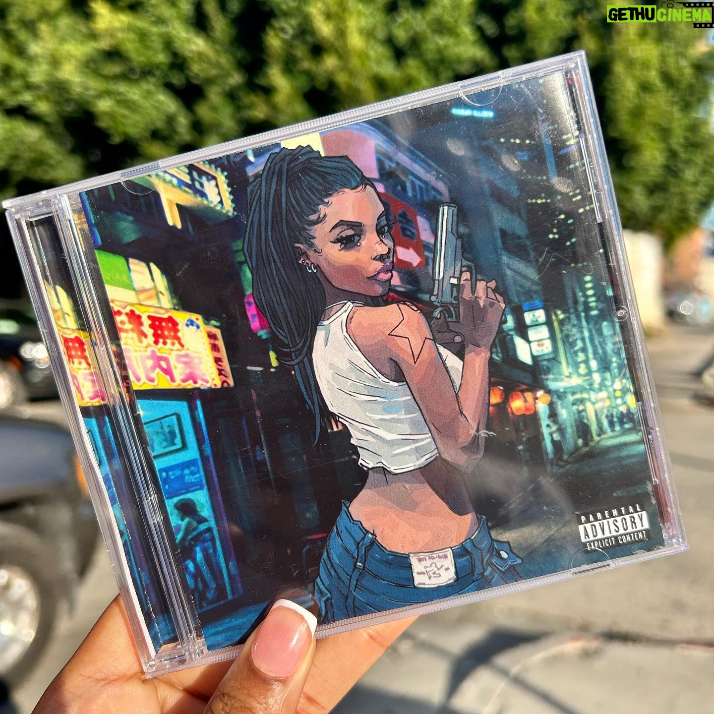 Quen Blackwell Instagram - I’ve GOT to brag…My boyfriend gave me the most thoughtful valentine’s day gift i’ve ever received. He deadass MADE every aspect of this mixtape and commissioned an artist to recreate one of my ig pics into a drawing of me. I cried.