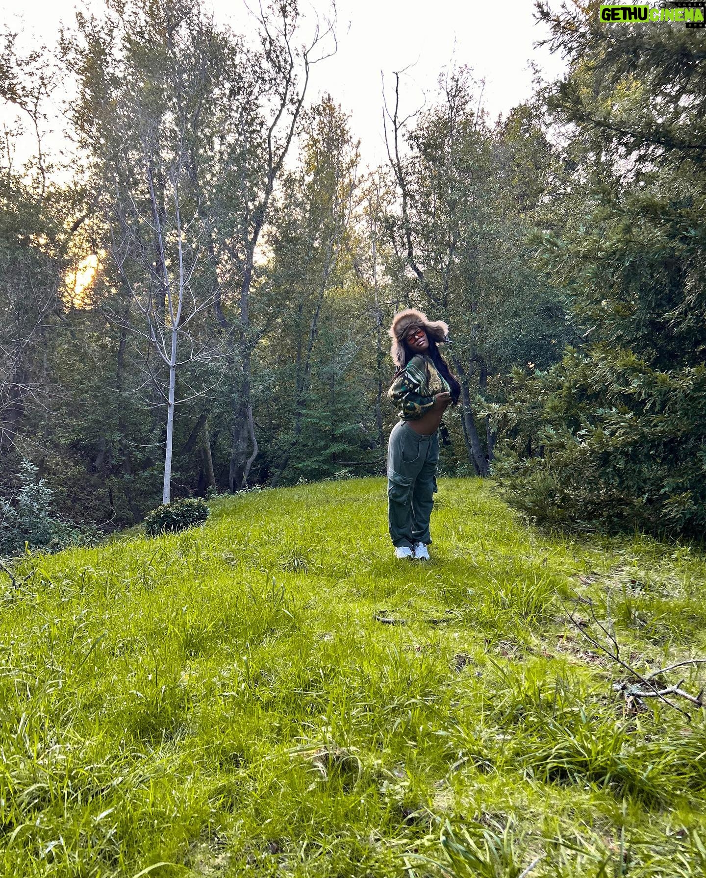 Quen Blackwell Instagram - I went to the woods for my bday…would HIGHLY recommend 🐛🐛