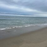 Quen Blackwell Instagram - a GLOOMY beach day?!!??