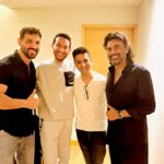 R. Madhavan Instagram – Thank you for the most invigorating conversation and unforgettable evening guys…🥂 to more such unprecedented and hilarious catch ups. Such a pleasure meeting you all last night or early this morning ha ha ha ha ha ha. @akshayerathi @riteshagar  @thejohnabraham ..🤗🤗❤️❤️