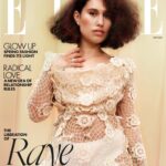 RAYE Instagram - Dear Elle, I’d really love to thank you for putting my face on your cover. I had such a time getting dressed up in all these fancy clothes and brushing out my curly hair, your entire team were so lovely and kind to me and I am so grateful for this opportunity @elleuk Lots of love, Raye