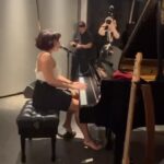 RAYE Instagram - Charlotte Tilbury on the face, ysl on the waist for Vogue 25, what a beautiful night and give a girl a glass of wine and a piano and she just can’t help herself @charlottetilbury [ad]