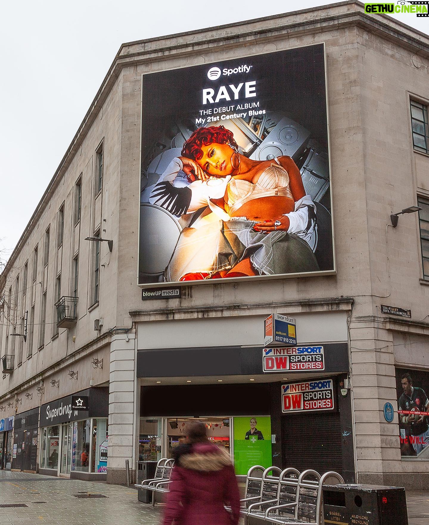 RAYE Instagram - the support is a madness tbh @spotify I am so so so grateful 🥹ðŸ˜