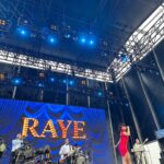 RAYE Instagram - 24 hours in vegas 🎰 always w my Dyson zone 🤓 #ad